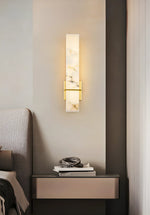 Rectangle Alabaster Milan Wall Sconce — image 4