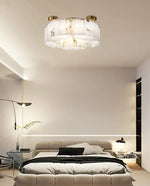 Alabaster Modern Brass Ceiling Lamp — image 7