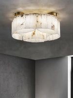 Alabaster Modern Brass Ceiling Lamp — image 10