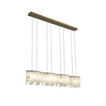 Alabaster Modern Layering Chandelier — image 1