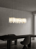 Alabaster Modern Layering Chandelier — image 8