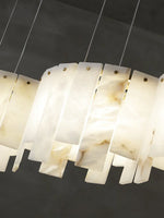 Alabaster Modern Layering Chandelier — image 13