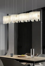 Alabaster Modern Layering Chandelier — image 7