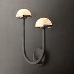 Alabaster Mushroom Wall Lamp