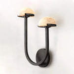 Alabaster Mushroom Wall Lamp