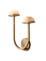 Alabaster Mushroom Wall Lamp