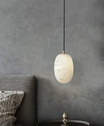 Alabaster Modern Pebble Pendant Lamp — image 7