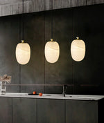 Alabaster Modern Pebble Pendant Lamp — image 5