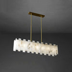 Alabaster Rectangular Linear Chandelier — image 12