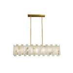Alabaster Rectangular Linear Chandelier — image 15