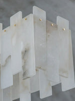 Alabaster Rectangular Linear Chandelier — image 11