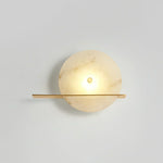 Alabaster Modern Round Wall Sconce — image 13