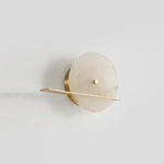 Alabaster Modern Round Wall Sconce — image 16