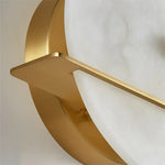 Alabaster Modern Round Wall Sconce — image 18