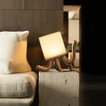 Alabaster Octavia Sculpture Table Lamp