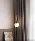 Alabaster Oval Ring Pendant Lamp — image 13