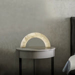 Alabaster Piped Table Lamp