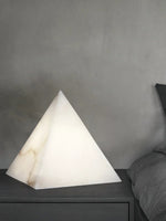 Alabaster Pyramid Table Lamp — image 11