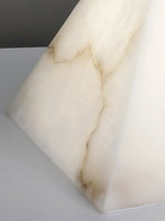 Alabaster Pyramid Table Lamp — image 12