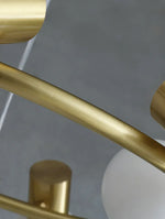 Alabaster Raechelle Brass Chandelier — image 10
