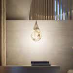 Alabaster Raindrop Pendant Light — image 2