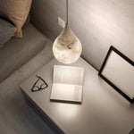 Alabaster Raindrop Pendant Light — image 6