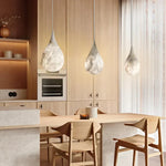 Alabaster Raindrop Pendant Light — image 3