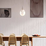 Alabaster Raindrop Pendant Light — image 5