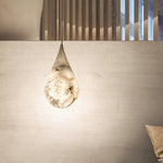 Alabaster Raindrop Pendant Light — image 11