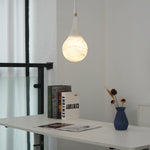 Alabaster Raindrop Pendant Light — image 7