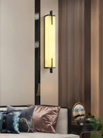 Alabaster Rectangle Calliope Wall Sconce