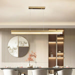 Alabaster Rectangle Linear Pendant Light — image 23