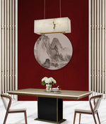 Alabaster Rectangular Chandelier — image 7