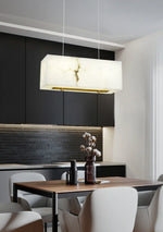 Alabaster Rectangular Chandelier — image 3