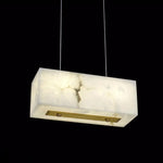 Alabaster Rectangular Chandelier — image 12