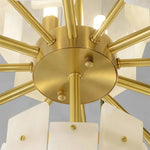 Alabaster Regina Modern Round Chandelier
