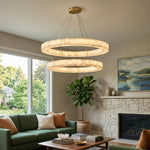 Alabaster Rivage Round Chandelier