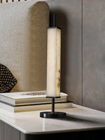 Alabaster Serano Brass Table Lamp — image 4