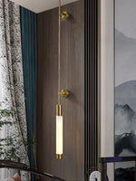 Alabaster Verita Column Wall Sconce