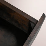 Alvory 3-Drawer Nightstand — DARK BROWN BURL