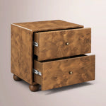 Alvory Nightstand — WARM BURL