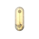 Artistic Brass Alabaster Wall Lamp
