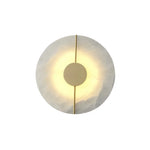 Artistic Brass Alabaster Wall Lamp