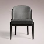 Molena Dining Chair — BELLANO CHARCOAL / VESUVIO BLACK