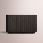 Ethoria Emperador Sideboard — BLACK OAK-BLACK MARBLE / 48