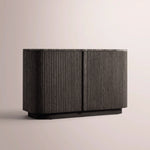 Ethoria Emperador Sideboard — BLACK OAK-BLACK MARBLE / 48