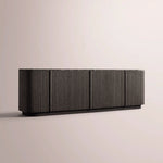 Ethoria Emperador Sideboard — BLACK OAK-BLACK MARBLE / 96