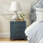 Dravena 3-Drawer Nightstand — INDIGO
