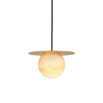 Alabaster Saturn Pendant Light — image 1