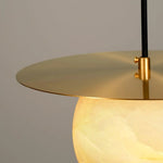 Alabaster Saturn Pendant Light — image 17